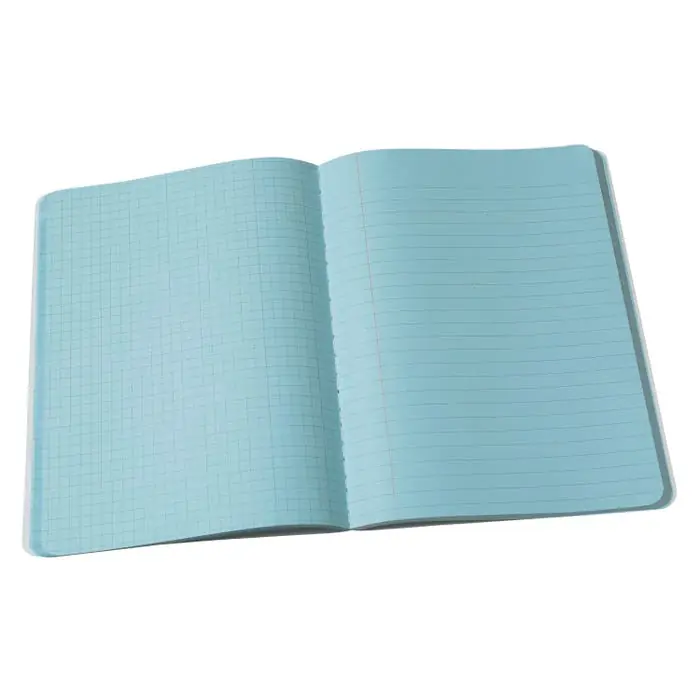 Pacon Dual Ruled Composition Book, Light Blue, 9-3/4 x 7-1/2 Inches, 100 sheets Price Cut